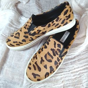 Steve Madden Egocentric Slip Ons Animal Print 9